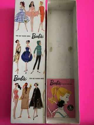Vintage Barbie Stock No 850 Ponytail Box