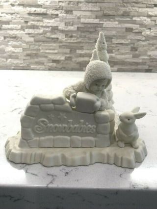 Dept.  56 Snowbabies " Where Did You Come From? " Retired 1997 Adorable