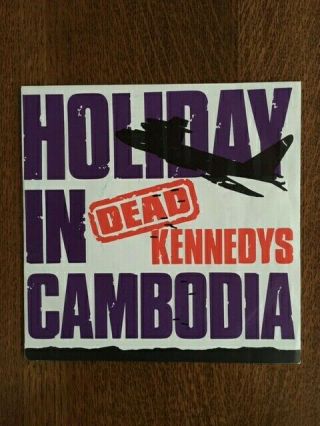 Dead Kennedys - Holiday In Cambodia 7 " Vinyl Single (1980) Punk (french)