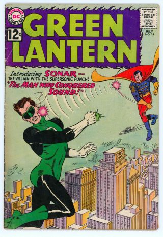 Jerry Weist Estate: Green Lantern 14 (dc 1962) Vg,  No Res