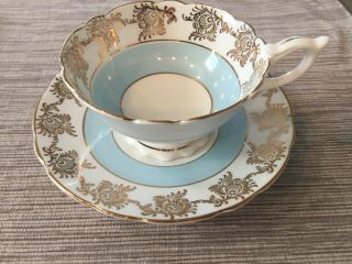 Royal Stafford Bone China Tea Cup & Saucer 18168 Shiny / / No Flaws