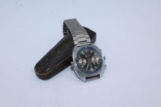 Vintage Poljot Chronograph Cal.  3133 1м.  ч.  з.  Authentic Ussr Wristwatch