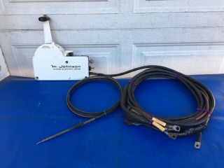 Vintage Evinrude Johnson Hydro Electric Drive Remote Control With Cable Harness