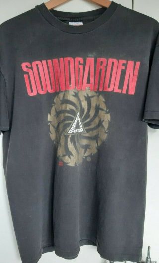 Rare Vintage Soundgarden Badmotorfinger T Shirt 1992 Xl Grunge