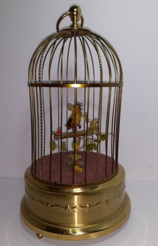 Vintage German Karl Griesbaum Singing Bird Cage - Music Box - Automation - 1940s/50s?