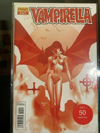 Vampirella 25 Limited Edition Blood Red Variant - Dynamite - Only 50 Made