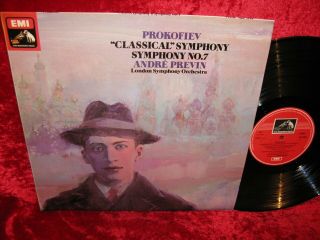 1978 Uk Nm Asd 3556 Stereo Prokofiev Classical Symphony,  Symphony 7 Lso Previn C