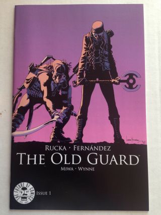 Old Guard 1 Nm Image Comics 25th Anniversary Blind Box Rare Variant 2017