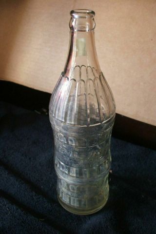 Try Me Blend Bottle 1924 fl oz Allentown PA Clear Glass Vintage Antique B21 3