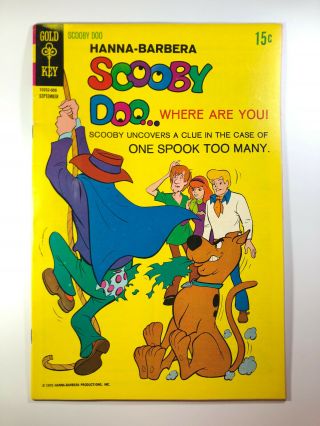 Scooby Doo 3 1970 Gold Key Vf Hanna Barbera Tv Show
