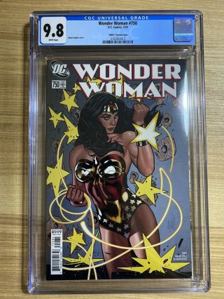 Wonder Woman 750 (2020 Dc Comics) Adam Hughes Variant Cgc 9.  8