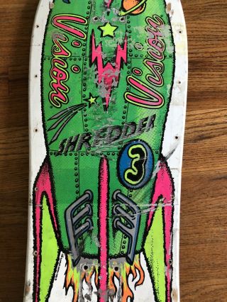 Vision Shredder Skateboard Deck Vintage 2
