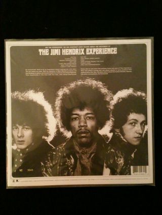 JIMI HENDRIX EXPERIENCE ARE YOU EXPERIENCED LP LIMITED ED 3043/5000 2