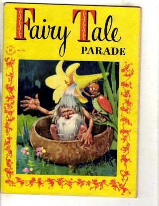 Four Color 121 Fn Dell Golden Age Comic Book Fairy Tale Parade 1946 Jl18