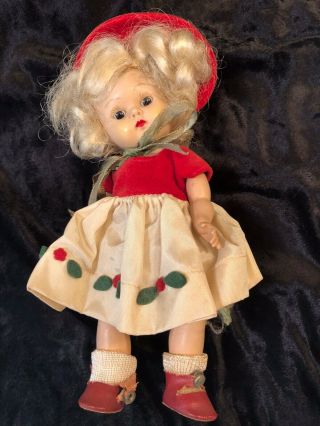 Vintage Vogue Strung Ginny Doll Holly Belle Outfit Black Sleep Eyes