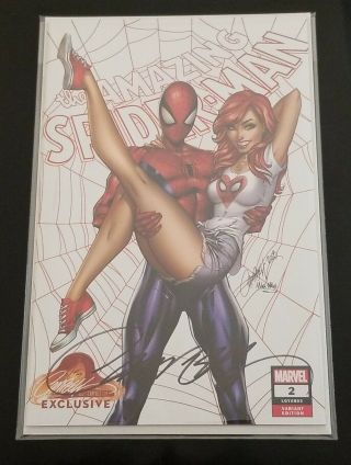 Spider - Man 2 Signed J Scott Campbell Exclusive Cover A Variant