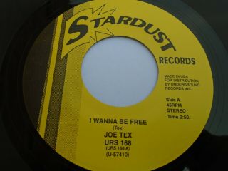 Northern Soul 7 " 45 = Joe Tex = I Wanna Be = June Edwards = Close To Me =ex