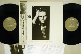 Sting Nothing Like The Sun A&m C35y3203 Japan Obi Promo Vinyl 2lp