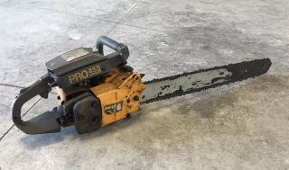 Vintage Poulan Pro 455 Chainsaw With Bar / Chain