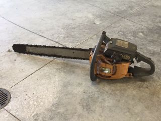 Vintage Poulan PRO 455 Chainsaw with Bar / Chain 2