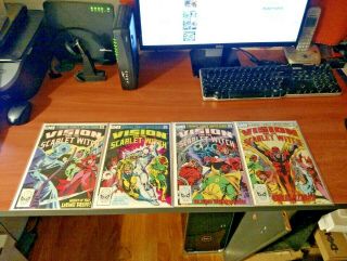 Vision And The Scarlet Witch 1 - 4 1,  2,  3,  4 Nm/nm,  (1982) Full Set