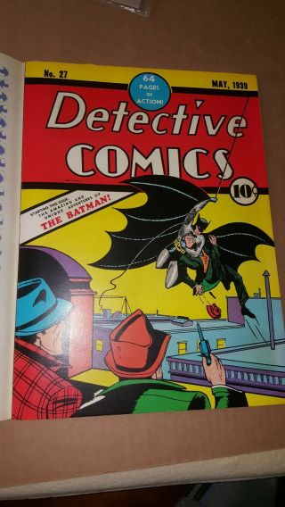 Famous First Edition C - 28 (1974,  Dc) Detective 27 Vf - 1st Batman
