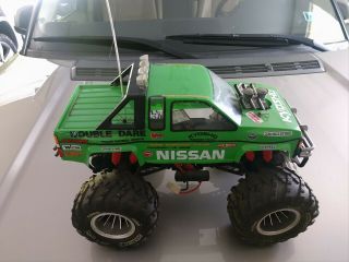 Rare Vintage Kyosho 1/10 Car Crusher Nissan " Double Dare " 4wds Kit 3106