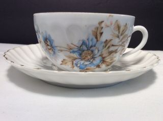 Vintage Tea Cup & Saucer Made In Germany
