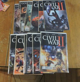 Civil War Ii 0,  1 2 3 4 5 6 7 8 (marvel 2016) 1st Immortal She - Hulk 1st Prints