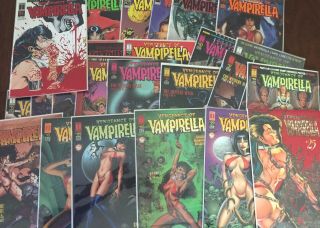 Vengeance Of Vampirella 0 - 26 1994 - 96 W/ Red Blood Foil 1 25 1st Editions