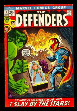 Marvel Comics The Defenders 1 Very Good (4.  0) Hulk Sub - Mariner Dr Strange