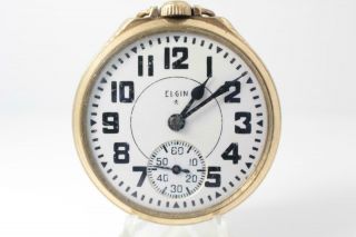 Vintage Elgin 21 Jewel Bw Raymond Pocket Watch