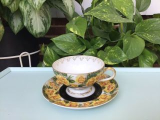 Rare Vintage 1950’s Merit Tea Cup And Saucer