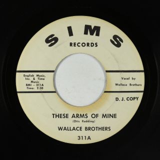 Northern/Deep Soul 45 - Wallace Brothers - Talking About My Baby - Sims VG,  mp3 2