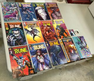 Rune 0 1 - 9,  Special Edition,  Giant Size,  And Poster Malibu Comics (ru07)