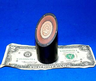 Vintage Underground/oceanic Cut - Away Copper Cable Paperweight