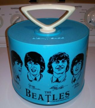 Beatles Vintage 1966 Blue Disk - Go - Case 45rpm Record Holder Beatles