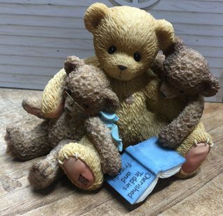 1999 Cherished Teddies Caleb And Friends When One Lacks Vision.  661996.