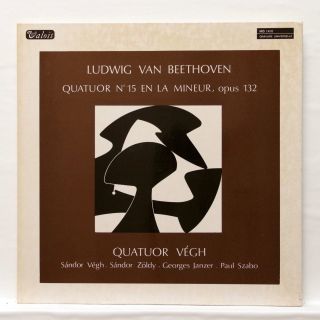 Vegh Quartet - Beethoven String Quartet No.  15 Valois Lp Ex,