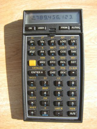 Vintage Hewlett Packard Hp 41c Scientific Programmable Calculator