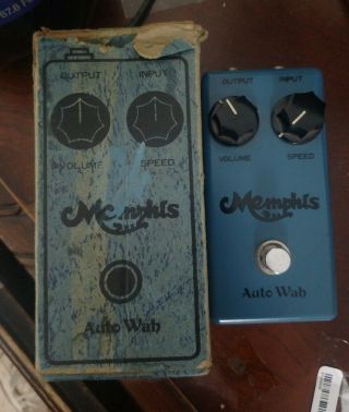 70s/80s Memphis Auto Wah Pedal With Orig Box Vintage Rare Funky