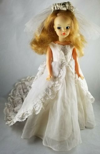 Japanese Exclusive Tammy Doll Rare Ideal Scarlet Wedding Bride Lace Dress Je
