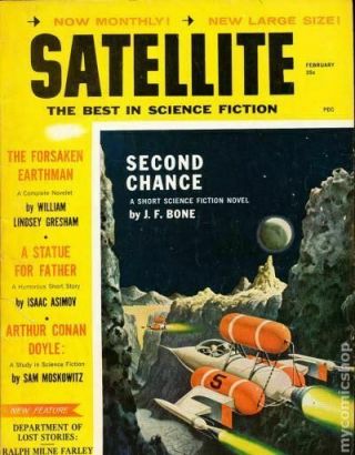 Satellite Science Fiction Pulp Feb 1959 Vol.  3 3 Fn Stock Image