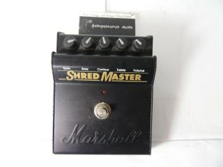 Vintage Marshall Shred Master Distortion Effects Pedal Shredmaster Usa S&h