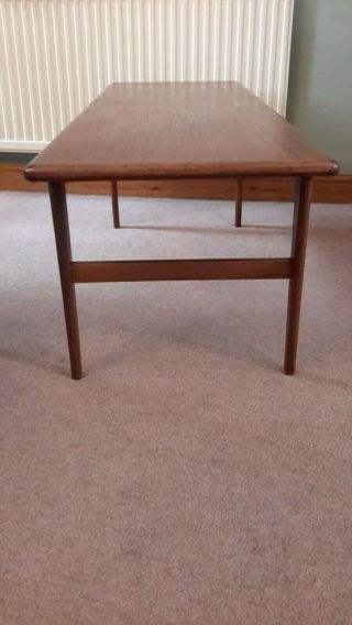 Large 1960s vintage Teak fronseca coffee table by A Younger 3