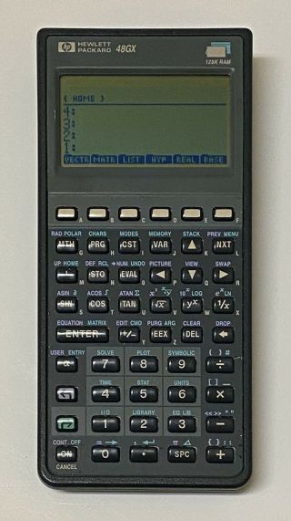 Vintage Hp 48gx Calculator With 128k Ram