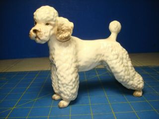 Lefton Poodle Dog Figurine 46659 Perfect Vintage Japan Made