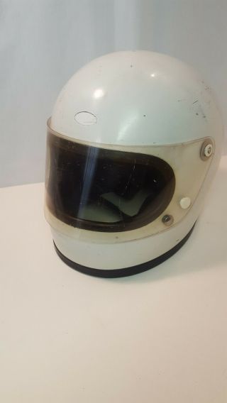 Vintage Early Bell Star 1970 Snell 7 1/8 Bell Shield Racing Helmet