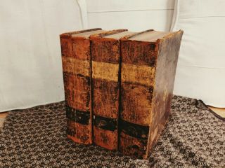 Rare 1816 Vintage Dictionary 3 Vol.  Set