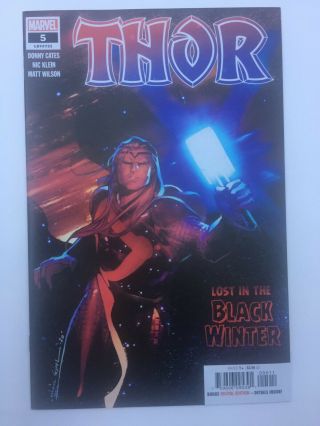 Thor 5 (2020) 1st App.  Black Winter Donny Cates Low Print Run Key Marvel Issue